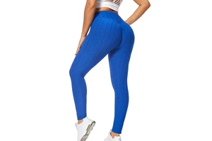 Custom Solid Lightweight Quick Dry Sports Tights Elastic High Waist Workout Gym Yoga Leggings Women's Active Fitness Tummy Yoga
