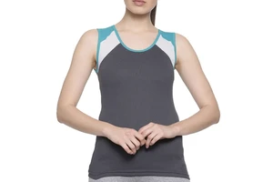 Plus Size Women's Winter Breathable Gym Tank Top Cotton Bamboo Fiber