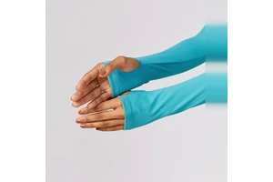 Women's Yoga Long Sleeve Top with Thumb Hole Quick-Dry & Breathable Stretchy Workout Shirt Recyclable Feature