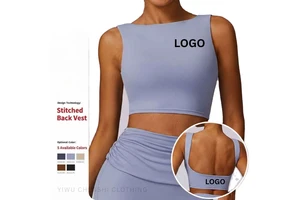 Women Custom Shockproof Beauty Back Sports Bra High Strength Push-Up Quick-Dry Yoga Vest Running Fitness Gym Workout Underwear