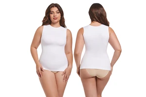 Seamless Shapewear Women's Sleeveless Tanktop Fashion High Compression Bodysuit Tops Shapers Waist Shaper For Women