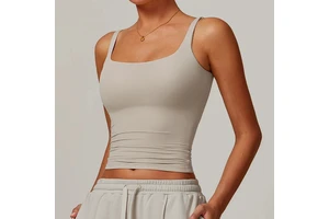 Women's Workout Yoga Tank Top Quick-Dry Gym Sports Vest Female Running Tight Top Women U-Back Fitness Underwear