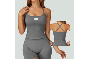 High Sports Support Yoga for Women Backless Yoga Bra Fitness Gym Tank Top Running Workout Sports Top