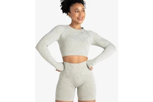 Premium Quality Women's Seamless Yoga Fitness Set Breathable Knitted Fabric 2 Piece Solid Color Elastic Waist Polyester/Cotton