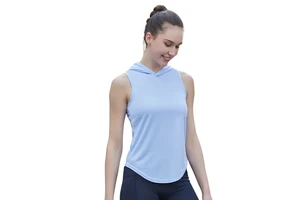 Core-Spun Cotton-Feel Polyester Moisture-Wicking French Terry Knit 290 GSM for Base Layers