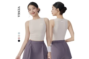 Summer New Women's Fitness Cool Feeling Vest Neck Ruched Waist Sports Top Soft Breathable Yoga Sleeveless Lightweight Seamless