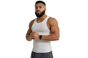 Men's Hip Hop Tank Top ODM Custom Print Sleeveless Street Style Shirt Soft Cotton Polyester Stylish Gym Wear Summer Vest