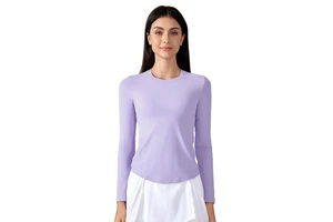 Fashion Long Sleeves T Shirt Naked Feeling Yoga Top Fitness Suit Top Autumn Quick Dry Women's Running Sports Jacket