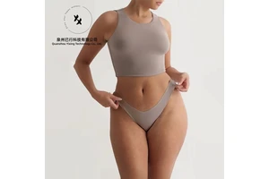 Custom Stretchy Full Back Athletic Polyester Spandex Round Neck Cropped Summer Women Shirt Crop Top Yoga Top