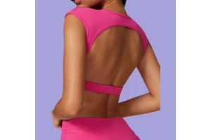 Women's High Support Shockproof Sports Bra for Running & Yoga Custom Wholesale-Hollow Beauty Back Training Tops
