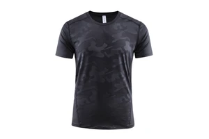 New Breathable Muscle Men's Gym Wear Clothing Workout Fitness Gym Sport Running Short Sleeve t Shirt