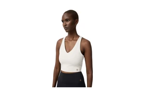 Women Ribbed V Neck Cropped Tank Top Sleeveless Slim Fit Workout Yoga Athletic Camisole