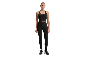 Women's Solid Yoga Leggings-Full Length Spandex/Nylon High Waist Plus Size Seamless Wrinkle-Resistant Elastic Waist Power Gym