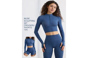 Custom Half Zip Long Sleeve Quick Dry Nylon Spandex Women Yoga Top Sports Shirt with High Elasticity for Gym Running Fitness