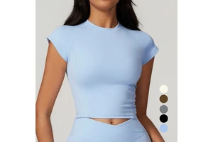 Running Fitness Short Sleeve Sports T-shirt Women's Tight Quick Drying Yoga Top High Quality Yoga Clothes Fitness Top for Women