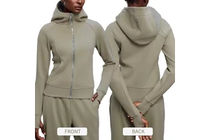 New Quick Drying Thick Loose Sports Coat Running Fitness Tops Long Sleeve Yoga Jacket for Women