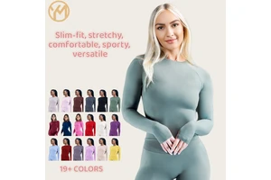 YIMO Casual Naked Seamless Yoga Suit Tight Spaghetti Strap Tube Top Wrinkle-Resistant Straight Sports