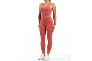 New Custom Made Breathable Yoga Set For Women Top Seller Plain Color Woman Yoga Set Made In Best Material Yoga Sets OEM