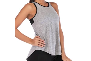 Popular Sports Yoga Womens Plus Size Sleeveless Workout Tank Tops for Gym Running & Fitness Dry Quick Gym Fitness Wear