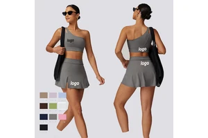 Women's Quick-Drying Outdoor Running Sports Suit Shoulder Bra Yoga Set Breathable High Quality Yoga Set Women