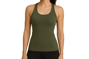 Women's Gym Training Running Racerback Yoga Tops Crew Neck Breathable High Stretch Nylon Spandex Workout Streetwear Short Sleeve