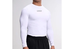 Ingor Custom Activewear Shirt Muscle Fit Wholesale Men Long Sleeve Shirt Compression Muscle Fit T-Shirt For Men