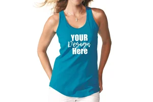 Cotton- Spandex Round Neck Sleeveless T-shirt Women's Quick-drying Breathable Loose Running Sports Long Yoga Tank top vest wear