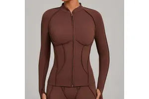 Northbeam Singapore: Zip-Front Jacket Built on Cotton/Spandex Jacquard Knit