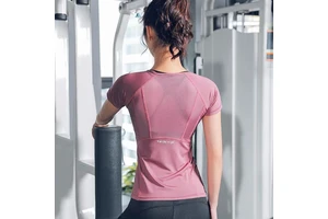 Women's for Sports Short-sleeved Quick-drying Breathable Slim-fit Yoga Fitness Training T-shirt