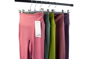 YMR-011 Nude Female Yoga Pants High Waist Exercise Stretchy Gym Sports Fitness Leggings Plus Size