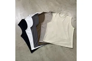 Loose Fit Sports Wear Trendy Quick-Dry Cotton Vest Basketball Gym Yoga Fitness Training Sleeveless Tops