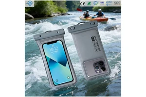 Three Sizes Sponge Floating Custom Logo Large Medium Small Waterproof Proof Phone Pouch Swimming Drifting Mobile Phone Bag