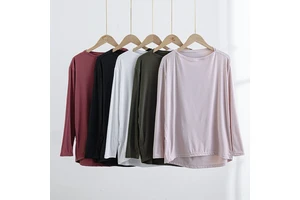 Wholesale Athletic Light Weight Women's Performance Long Sleeve T-Shirt Loose Fit Sport Activewear Yoga Tops Gym Wear