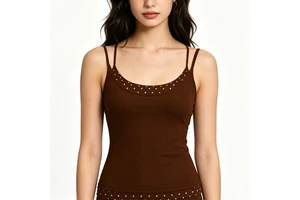 Custom Wholesale Camisole Tank Top Double Layer Sport Soft Yoga Vest Women's Summer Casual Halter Crop Top