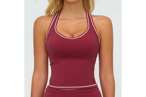 Women's Four-Way Stretch Skinny Fit Lightweight Breathable Eco-Friendly Quick Dry Spandex/Nylon Front Gym Active Wear Fitness