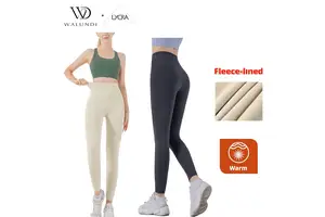 Butt Lifting Fleece Lined Winter Yoga Pants High Waisted Plus Size WomenThermal Booty Sculpting Yoga Leggings