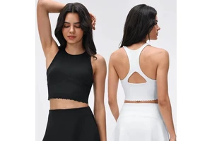 Core-Spun Cotton-Feel Polyester Compression Jacquard Knit 270 GSM for Yoga Sets