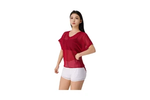 Manufacturer Wholesale High Quality Top Gym Summer Wear Mesh Tank Tops Set for Women Yoga Wear