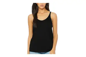 Custom Women's Yoga Crop Tank Top Deep Scoop Neck Sleeveless Quick Dry Breathable Cotton Singlet Front Gym Running Workout Wear