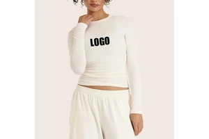 OEM Custom High Quality Fitness Breathable Quick Dry Lightweight Tight Fit Sports Yoga Long Sleeve for Women