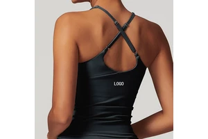 Women's Sports Vest Yoga Cross Back Breathable Outdoor Fitness Bra Tank Top Custom Logo for Running Other Sports Activities