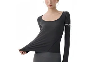 Women's Summer Yoga Sports Top Full Zipper Breathable Lightweight Four-Way Stretch Active Sweat-Wicking Skinny Fit Short Sleeve
