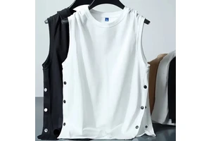 3D Summer Hooded Gym Vest Quick-Dry Breathable UV Protection Customizable Men's Fitness Wear From Bangladesh