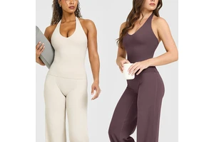 Hot Selling Women's XS-XL Nylon Beauty Back Quick Dry Breathable Lightweight Four-Way Stretch Seamless Removable Halter Top