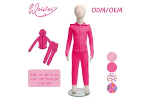 WEIWEI Slim Fit Loungewear Top And Flare Pants Yoga Set For Girls Naked Feel Buttery Soft For School PE Gym Dance Workout