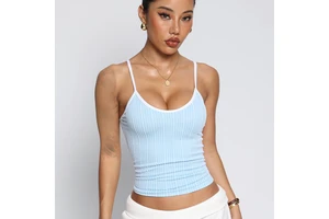 Sports Tank Top for Women Summer Quick-Dry Yoga Vest Sleeveless Fitness Shirt Custom Plus Size Four-Way Stretch Spandex/Nylon