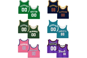 Pure Custom Fashion Sleeveless Cropped Basketball Jersey Workout Crop Tank Top Custom Basketball Crop Top