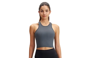 2-in-1 High-Intensity Gym Fitness Yoga Wear Removable Padded Ribbed Spandex Short Length Breathable with Shock Absorbing Feature