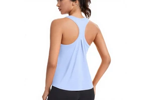 Women's Workout Tank Tops Racerback Sleeveless Loose Fit Yoga Athletic Running