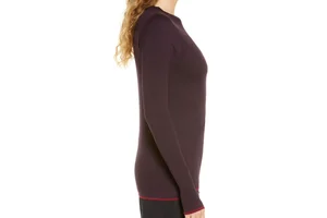 Casual Breathable Fashion Sports Long Sleeve Women T-shirts Winter Autumn Plain Cotton Long Sleeve v-collar shirt